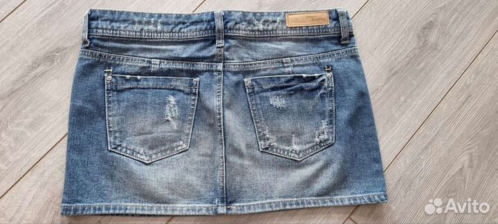 Джинсовая юбка bershka