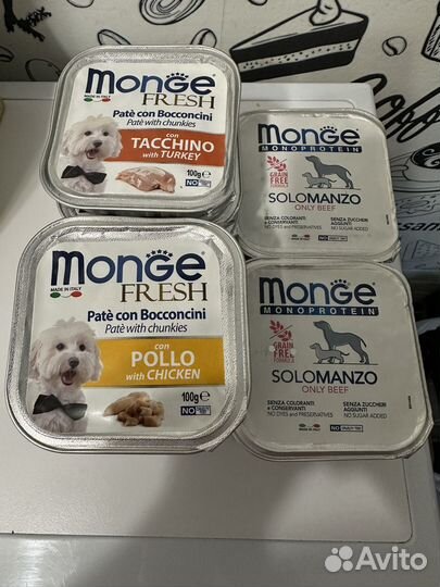 Корм для собак monge влажный