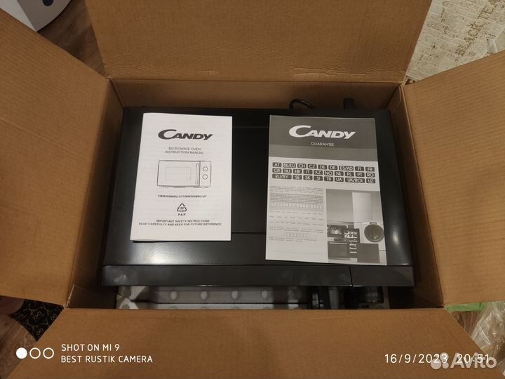 Микроволновая печь candy новая