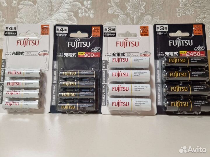 Японские аккумуляторы Fujitsu Ni-Mh AA AAA