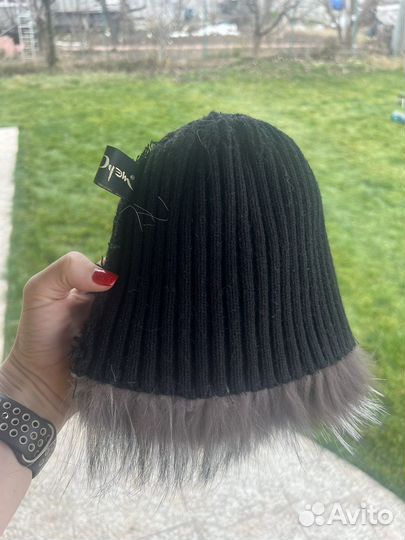 Шапка из песца женская