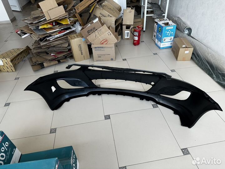 Передний бампер на hyundai solaris 2010-2014