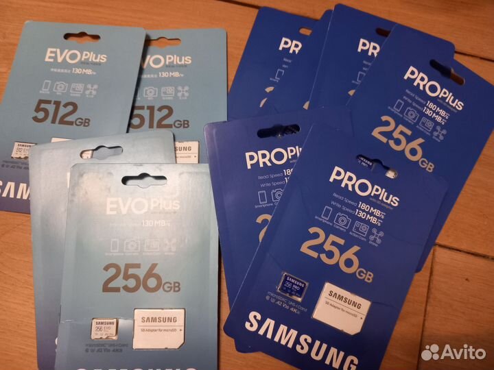 Карты памяти Samsung EVO и PRO Plus