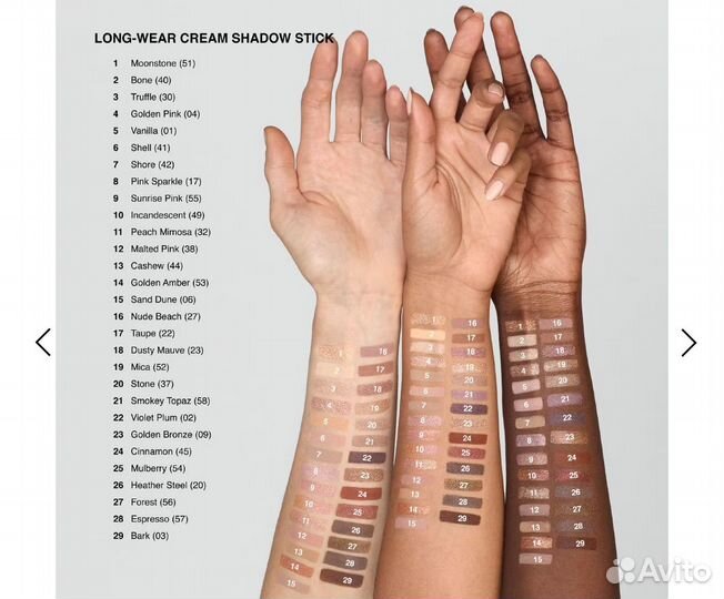 Bobbi Brown Long-Wear Cream Shadow Stick Тени