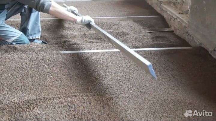 Сухая стяжка пола. Сухая засыпка KeraFloor оптом