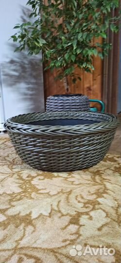 Кашпо из ротанга 20 литров