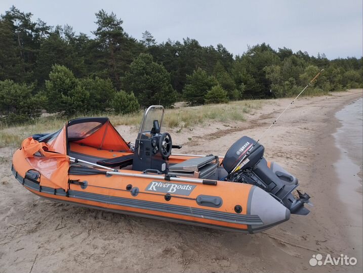 Риб + Yamaha 9.9 с стартером