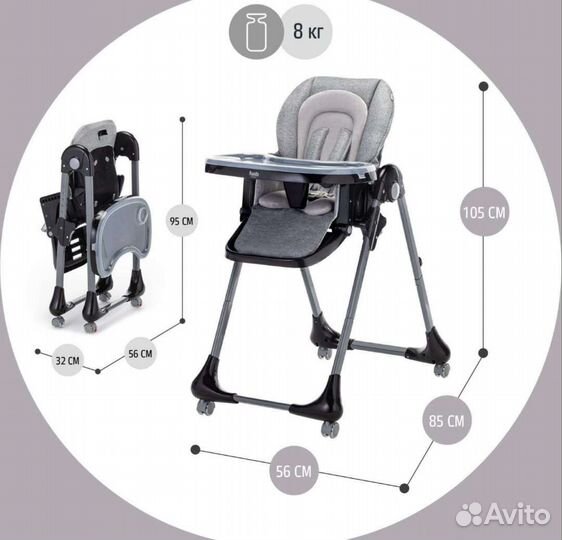 Стульчик для кормления Nuovita