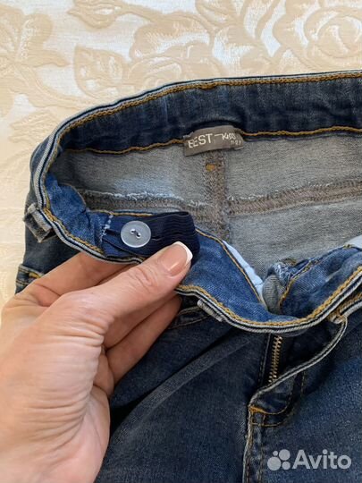 Джинсы фирменные 140 на худого