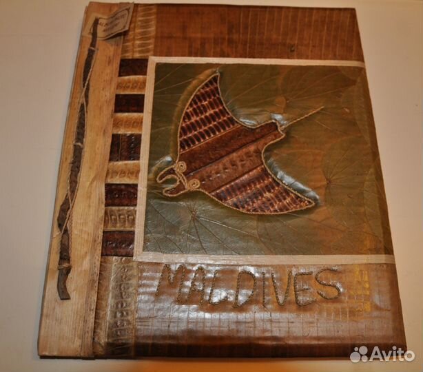 Фотоальбом из пальмовых листьев (Мальдивы). Новый