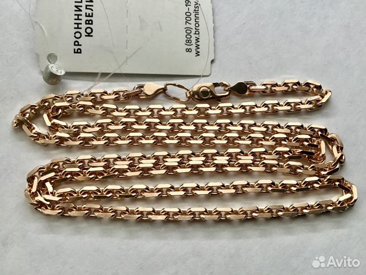 Золотая цепочка якорь
