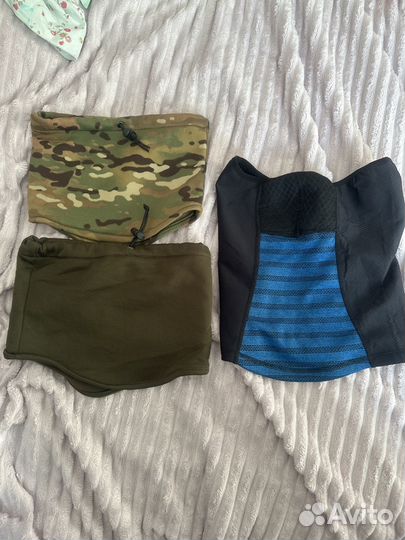 Шарфы, шапка и воротники