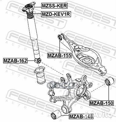 Опора заднего амортизатора mazda CX-5 KE 2011-2