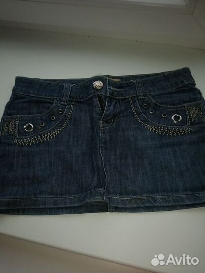 Юбка джинсовая и шорты