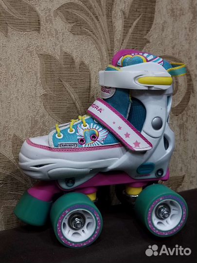 Роликовые коньки детские раздвижные тм hudora