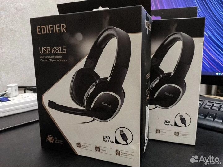 NEW новые Компьютерные Наушники Edifier K815 USB