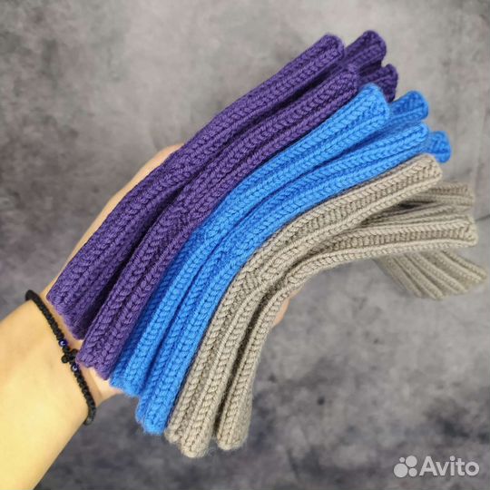 Митенки вязаные