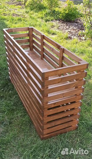 Кашпо для цветов высокое