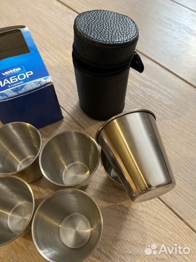 Стопки походные нерж сталь Новое