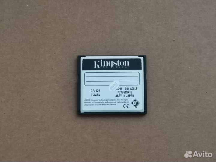 Карта памяти Kingston Compact Flash CF 128MB