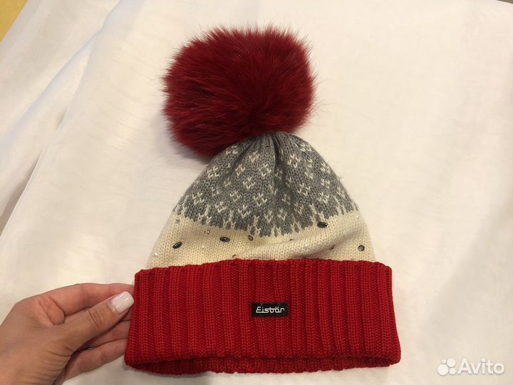 Шикарная Шапка с помпоном