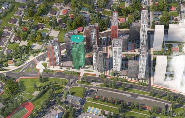 Квартира-студия, 24,7 м², 15/21 эт.