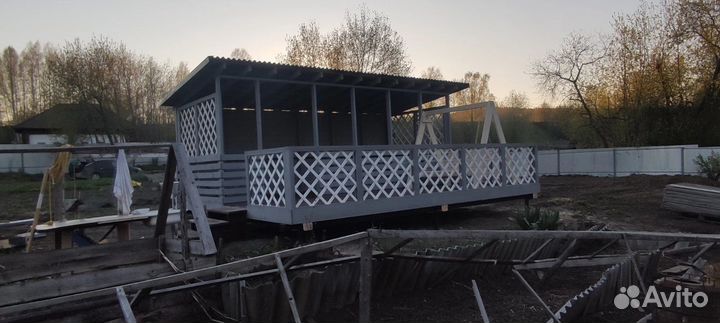 Беседка за неделю