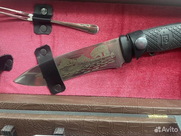 Шашлычный набор Кизляр#4 кожа