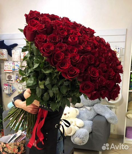 Метровые Розы / Букеты / Цветы Штучно / Доставка