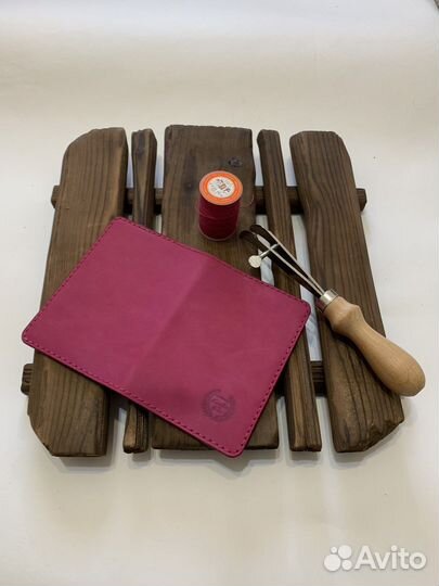 Обложка на паспорт натуральная кожа