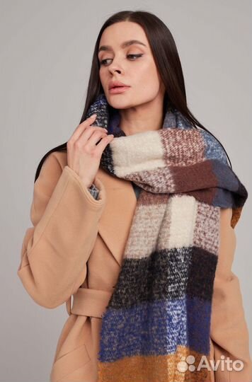 Палантин шарф женский теплый платок