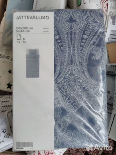 Комплект наволочка и простыня jättevallmo IKEA