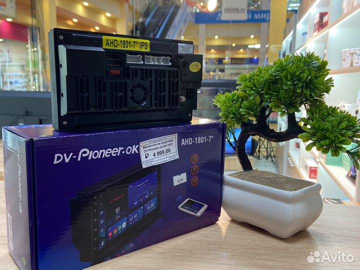 Магнитола Pioneer.OK AHD-1801 (новая, гарантия)