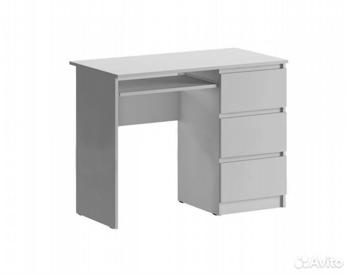 Стол компьютерный новый 1.0 м IKEA-стиль глянец