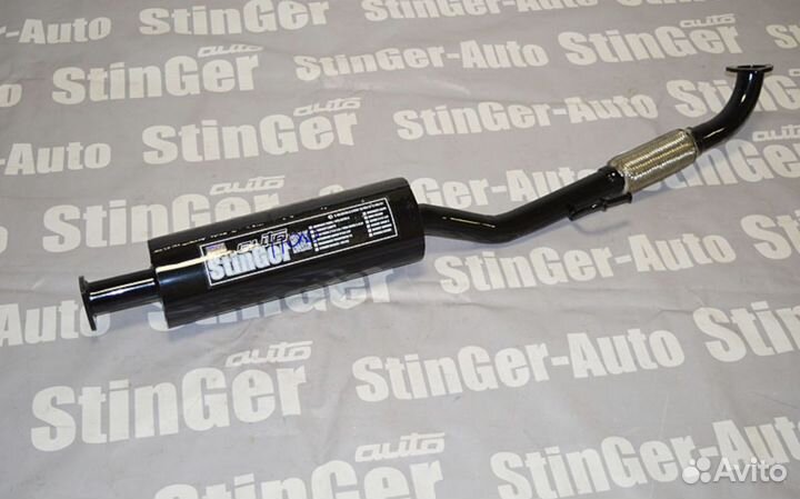 Резонатор прямоточный Volkswagen Polo 1.6 (140A)