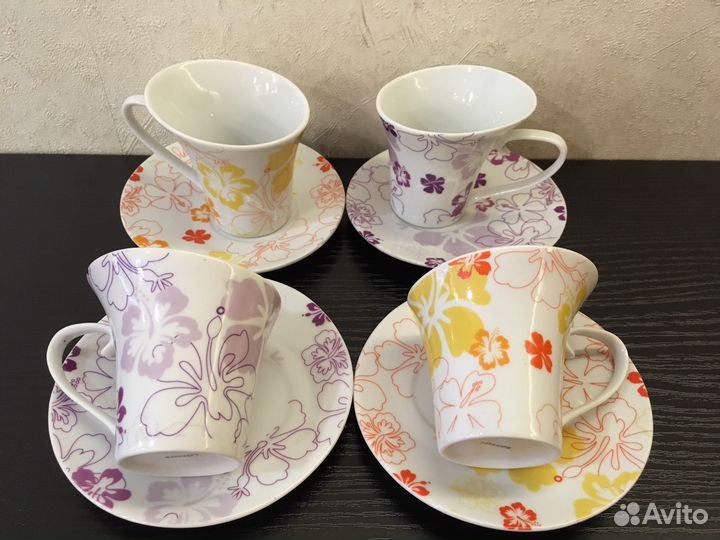 Кофейный сервиз и вазочки Икея