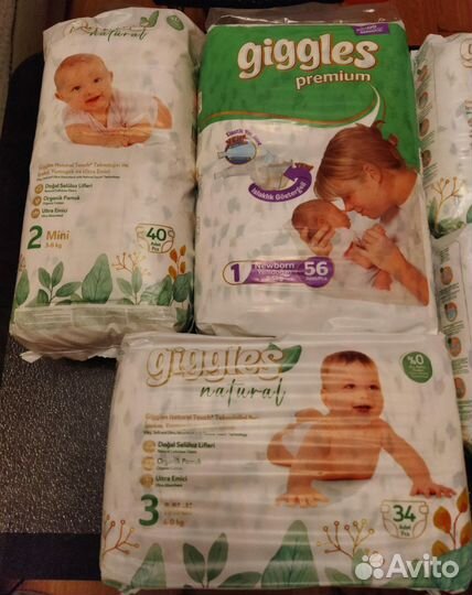 Подгузники памперсы Premium 1,2,3,4,5 размер