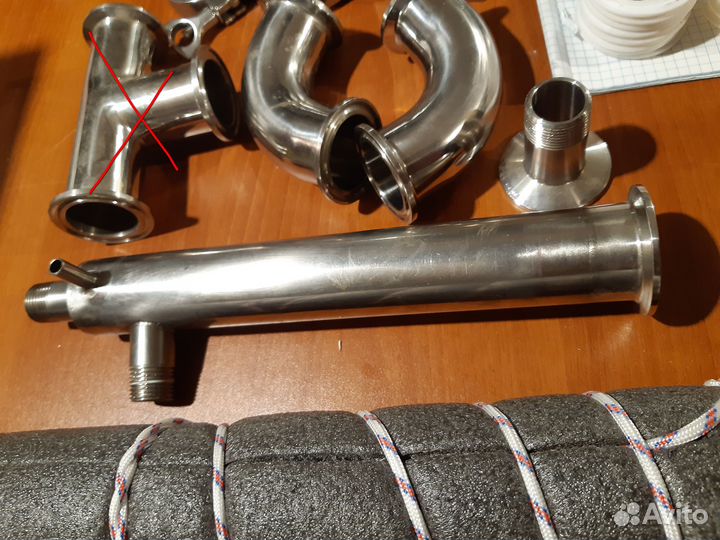 Детали самогоноварения на кламп 1,5 дюйма