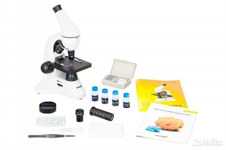 Микроскоп Levenhuk Rainbow 50L plus Moonstone