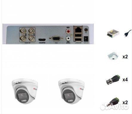 Комплект видеонаблюдения HiWatch 1 камера с технол