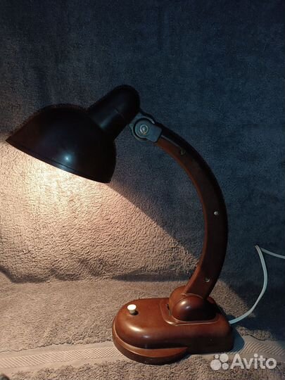 Лампа настольная нквд. СССР. карболит