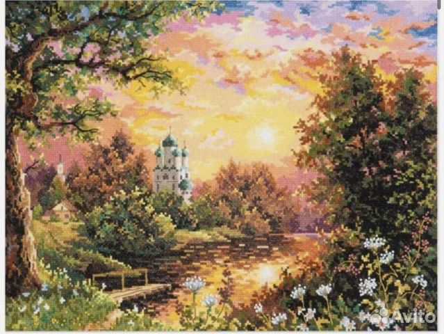 Набор для вышивания крестиком чудесная игла