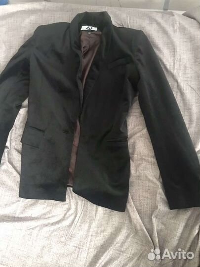 Замшевый пиджак