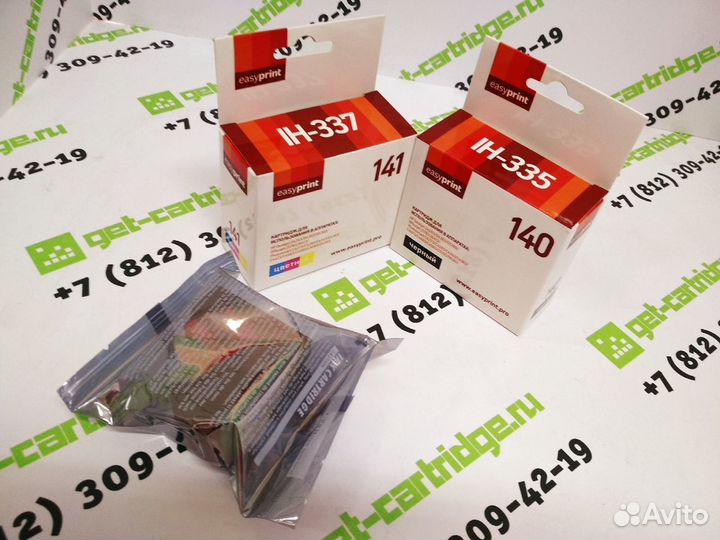 Картриджи для HP 140 и 141 Color