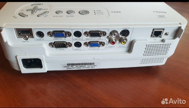 DLP проектор NEC v260 hdmi