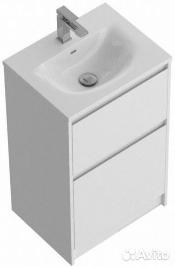 Мебель для ванной BelBagno Kraft-39-500-PIA-BB-8099-3-50 Bianco Opaco