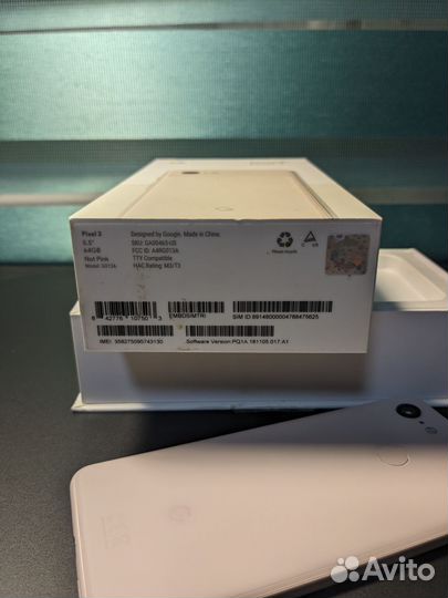 Google Pixel 3, 4/64 ГБ
