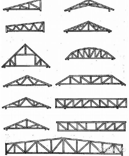 Фермы металлические для навеса