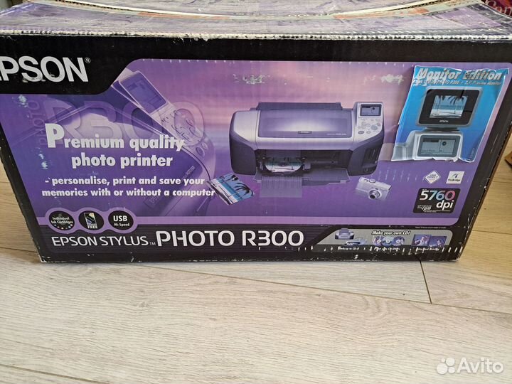 Принтер Epson Stylus photo R300 для цветной печати