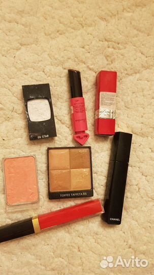 Блеск/помада, тени Chanel, Dior, Guerlain,Givenchy